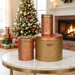 Food Safe Jars With Lid Potato, Onion & Garlic Food Safe Round Classic Kitchen Storage Canisters with Lid Food Safe - Product Image 1