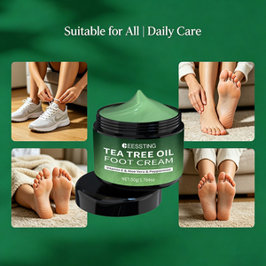 Crème pour les pieds à l'huile d'arbre à thé, hydratante et nourrissante, pour peaux mortes, gercées, rugueuses et épaisses, soin quotidien des pieds – Offre Spéciale - Product Image 3