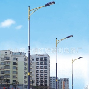 เสาไฟถนนแบบแขนเดี่ยว 3-12 เมตร เหล็กชุบสังกะสี ทนทาน - Product Image 5