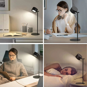 Lâmpada de Mesa LED Recarregável por USB, Luzes de Leitura Sem Fio com Rotação de 360 Graus - Product Image 4