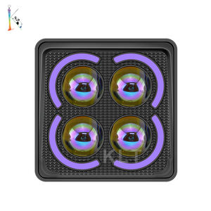 <span class=keywords><strong>KLT</strong></span>, le nouveau design de projecteur LED carré blanc-jaune-ambre, lampe de <span class=keywords><strong>conduite</strong></span> tout-terrain, lampe de travail LED pour voiture et camion - Product Image 1