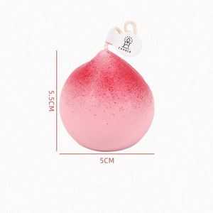 Vela Aromática con Forma de Durazno, Color Rosa Degradado, Vela de Cera Artística con Aroma a Fruta, Decoración Hecha a Mano para el Hogar - Product Image 3