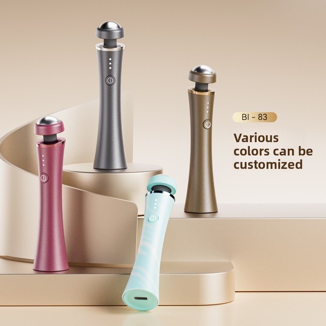 New Household Handheld Portable Facial & Eye Massage Heat Compression Vibration Skin-Firming Mini Beauty Device