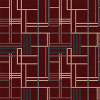 Tapis ignifuges abstraits en polyester fabriqués à la machine, de 0,6 cm, pour usage commercial, pour sols de prière d'église