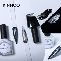 ג 'ל גל ים kinnco באיכות גבוהה יבש טבעוני מהיר יבש טבעוני טבעי לכה לכה מהיר יבש רגיל לק רגיל לק סיטוני 1 ק "ג