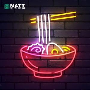 Matt dropshipping tùy chỉnh Ramen Neon dấu hiệu thực phẩm LED Neon Ánh sáng dấu hiệu mì dấu hiệu cho nhà hàng Nhật Bản cửa hàng thực phẩm trang trí - Product Image 3