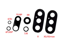 Lentille de caméra en verre OEM avec ruban adhésif compatible avec Apple iPhone 15 14 13 12 11 11 Pro 11 Pro Max X XS Max XR 8 7 et autres modèles