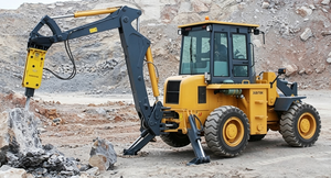 Chargeuse-pelleteuse XC870K 8 tonnes, charge nominale 2,5 tonnes, excavatrice hydraulique, machine de construction - Product Image 4