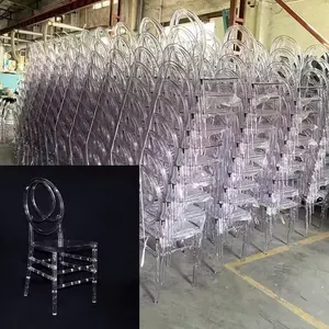 Yinma Furniture Clear Plastic Resin Transparent Event Tiffany Chiavari Phoenix Chairs For Wedding