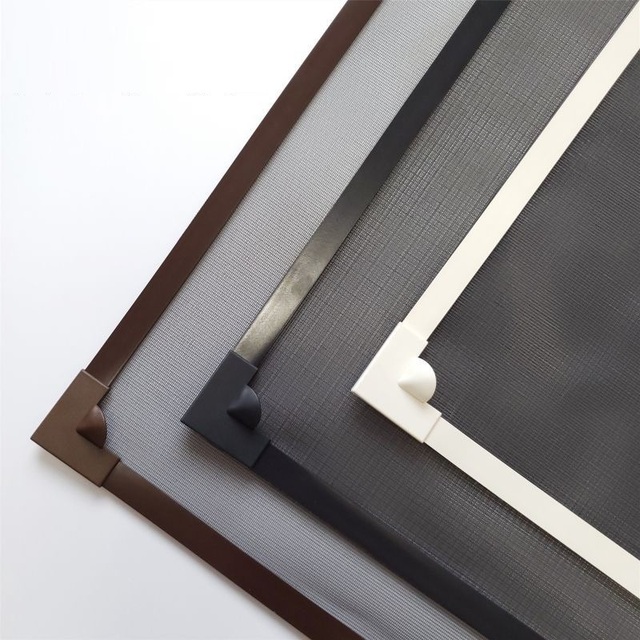 Diy Magnetic Window Screen Window Frames with Grey Mesh