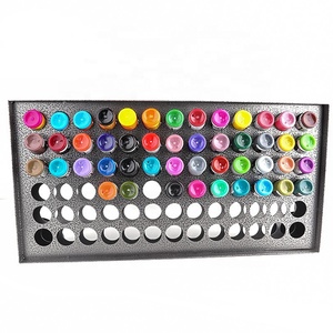 Luckyaba-porte-gobelet d'encre de tatouage en acier inoxydable, 98 trous, accessoire de tatouage, professionnel - Product Image 6
