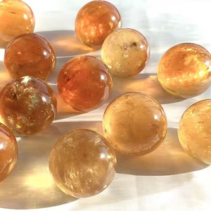 Boule de cristal naturelle de haute qualité, boule de cristal <span class=keywords><strong>orange</strong></span>, boule de <span class=keywords><strong>calcite</strong></span> miel, cadeau artisanal, ornement, décoration de la maison - Product Image 4