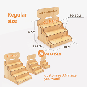 Étagères de table en bois découpées au laser sur mesure, présentoir à <span class=keywords><strong>savon</strong></span> pour salons d'artisanat - Product Image 5