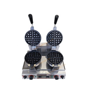 Double <strong>Rotary</strong> Waffle Maker Kitchen <strong>Machines</strong> Product - Product Image 4