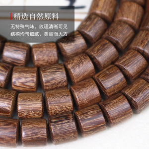 Pulsera de Sándalo con 108 Cuentas en Forma de Barril, Joyería Unisex para Ceremonias Religiosas, Origen Hangzhou - Product Image 3