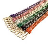 130cm bandoulière en cuir pu ceintures boucle chaîne sac poignée sac à main sangle