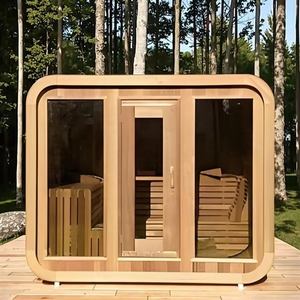 Sauna exterior para 8 personas, seca y húmeda, con accesorios. - Product Image 3