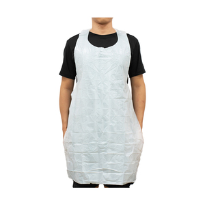 Trung Quốc Giá Rẻ Số Lượng Lớn Tùy Chỉnh Đơn Giản Dành Cho Người Lớn Thực Phẩm Nấu Ăn Pe Ldpe Nhựa Dùng Một Lần Tạp Dề Để Bán - Product Image 1