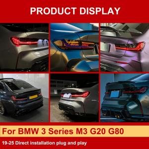 J ONE Nuove Luci Posteriori a LED Laser CSL per BMW Serie 3 M3 G20 G80 Fari Posteriori Personalizzati per <span class=keywords><strong>Auto</strong></span> dal 2019 al 2025 Aggiornati - Product Image 4