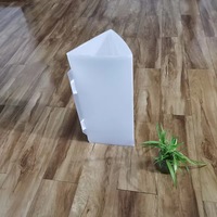 2-5MM Durable Résistant Aux Intempéries Carré Polypropylène Ondulé Arbre Gardes pour Plantation Protection Sapling Abri Poly Tubes