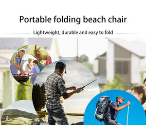 Comfortable Fishing Chair Outdoor Camping Folding <b>Stool</b> Three-legged Foldable Camping Beach Fishing Travel Multipurpose - Product Image 5