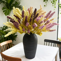 Fleur de lavande artificielle en mousse, tige de lavande simulée pour décorations de table de mariage, plantes artificielles, verdure