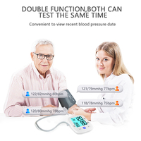 Tensiomètre Portable Connecté, Sphygmomanomètre Électronique Numérique pour Bras, Appareil de Mesure de la Tension Artérielle Automatique