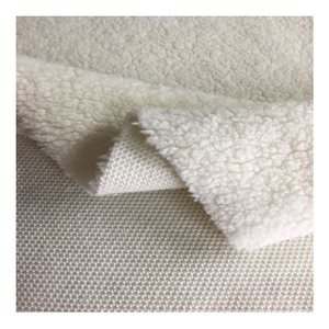 Doublure polaire Sherpa blanche douce tricotée 100% Polyester - Product Image 1