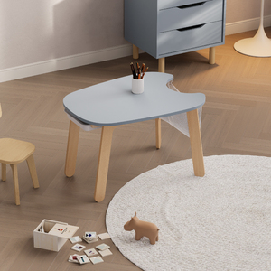 <span class=keywords><strong>2025</strong></span> Kid Của Salon Đồ Nội Thất Nghiên Cứu Chơi Game Bảng Ăn Uống Bên Phòng Chơi Bàn Ghế Bộ Với Dệt Lưu Trữ Giỏ - Product Image 6