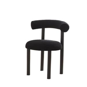 Taburete de tocador minimalista moderno con respaldo, tapicería capitoné, silla de maquillaje de estilo nórdico para tocador, uso para adultos - Product Image 5