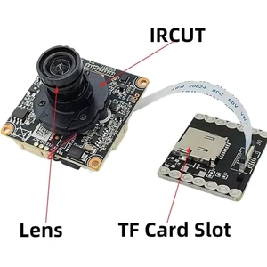 Module de caméra IP ZYSY CCTV Starlight 4K avec fente pour carte POE H.265 8.0MP N8S IMX415 Webcam Éclairage nocturne RTSP - Product Image 2