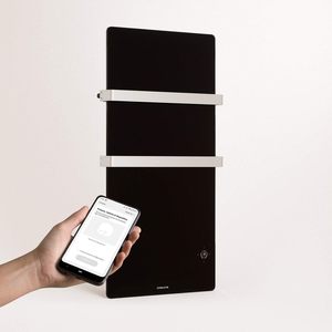 Pannello riscaldatore di cristallo riscaldatore elettrico con Wifi telecomando asciugamano riscaldatore del radiatore per il <span class=keywords><strong>bagno</strong></span> di casa - Product Image 2