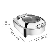 Calentador de comida alimentos, chauffant chauffe-plats chauffe-buffet rechaud, marmite chauffante buffet chauffe-plats