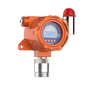 Safewill Chinese Supplier Industrial Fixed Gas Leak Detector with Shut off Valve Radon ES10B ATEX Gas Detector with Alarm