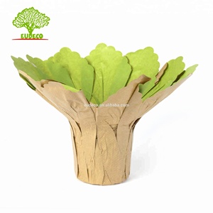 Porte-bouquet en papier kraft Couvercle de pot pour <span class=keywords><strong>plante</strong></span> en pot <span class=keywords><strong>Plante</strong></span> fraîche et bouquet de fleurs - Product Image 2