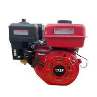 Moteur à essence monocylindre refroidi par air de 7,5 CV, 4 temps, 212 cm³, à démarrage électrique, pour usage agricole industriel