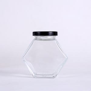 Glass <b>Honey</b> Jar 100ml 180ml 280ml 380ml clear Soda Lime Glass Jam Bee <b>Honey</b> Jar with Iron Lid - Product Image 1