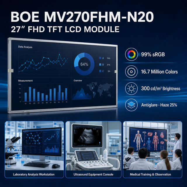 BOE MV270FHM-N20 27 Inch TFT LCD Module 1920x1080 FHD 75Hz LVDS 30 Pin LCD Panel for Desktop Monitor