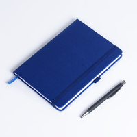 Cuadernos de PU Promocionales Multiestilo, Libretas de Diseño Portátil para Estudiantes con Páginas Interiores de Rayas Horizontales, Cuadernos de PU