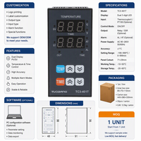 Mesin Cetak Transfer Termal Multifungsi TC3-401 ABS 48*96 Pengontrol Suhu Integrasi Waktu Layar Digital