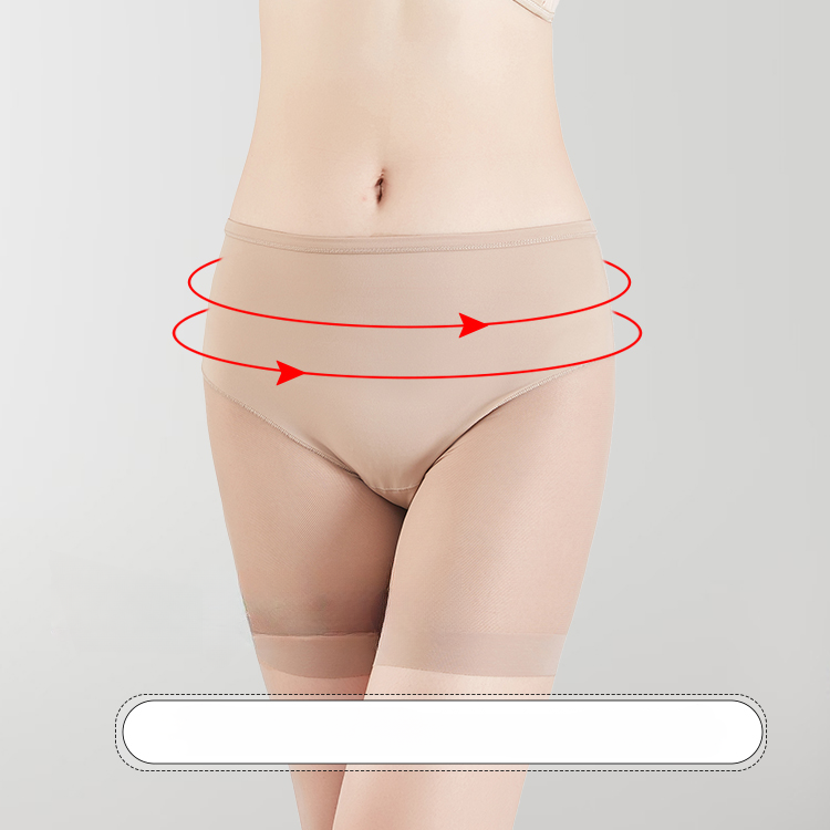 Tummy-Control Seamless Shaping Shorts (4137): back view showing seat coverage and shaping construction