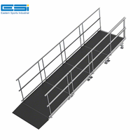 Rampe de scène extérieure ESI Interlock pour les scènes portables en aluminium