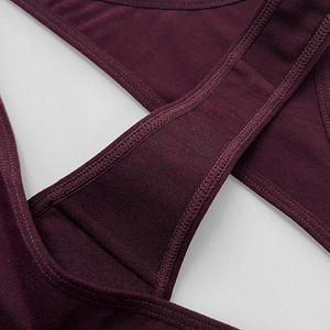 <b>Women's</b> Comfortable Cotton T-Back Thong <b>Underwear</b> Low-Rise G-String Panties Plain Dyed Logo Waist Quick Dry for Sports Fitness - Product Image 5