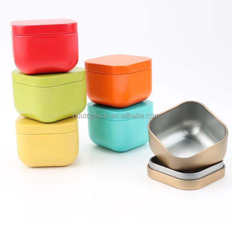  Tianhui Small Tin Can Box Canister with Lid for Coffee