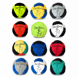 Dirt Bag Foot Bag Hacky Sack <span class=keywords><strong>Ball</strong></span> Round Suede Sand Filled Kick Toy Multi Color Sports Game for Campus Party Practice Gift - Product Image 5