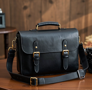 Fabrikant Van Hoge Kwaliteit Echt Lederen Casual Crossbody Tas Dames Medium Handtassen Cameratas Heren Zadeltas Schoudertas - Product Image 3