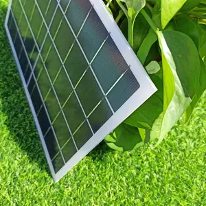 Ucuz güneş panelleri çin güneş paneli Mini 10W 5V polikristal poli fotovoltaik sertleştirilmiş lamine cam küçük güneş paneli