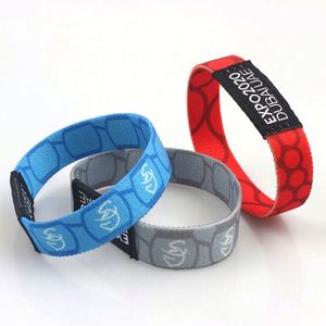 สายรัดข้อมือแบบมีการระเหิดสร้อยข้อมือยืดหยุ่นแบบออกแบบเอง - Product Image 1