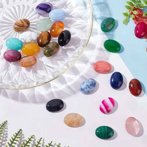 Oval Cristal Pedras Preciosas Cabochões Flatback Pedra De Cristal para Pulseira Colar Brinco Pingente Jóias DIY Artesanato Fazendo - Product Image 5