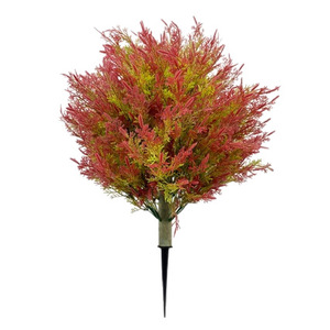 Meimei Crafts - Planta Artificial de Cosecha Otoñal de 65 cm, Decoración para Jardín Exterior, Vegetación Artificial, Decoración con Estaca para el Suelo - Product Image 5